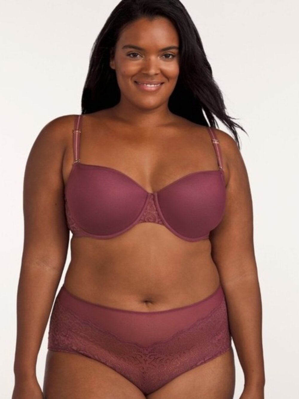 ThirdLove Artisan Lace Racerback Bra size 36G in Burgundy/merlot, underwire  EUC